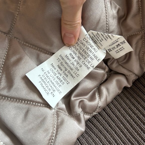 Marc Jacobs lamb fur and silk lined coat - Picture 6 of 16